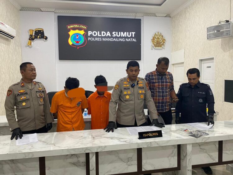 Polres Madina Tangkap Dua Pelaku Pencabulan Siswi SLTA