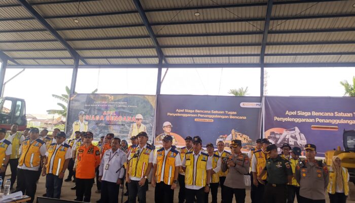 Kementerian PUPR Gelar Apel Kesiapsiagaan Bencana, BBPJN Sumut Siaga Hadapi Musim Hujan