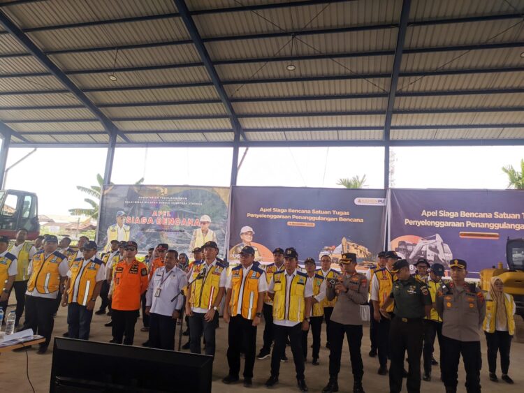 Kementerian PUPR Gelar Apel Kesiapsiagaan Bencana, BBPJN Sumut Siaga Hadapi Musim Hujan