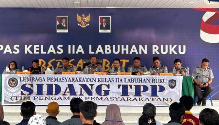 Sidang TPP Lapas Labuhanruku, 87 WBP Ikuti Proses Penilaian