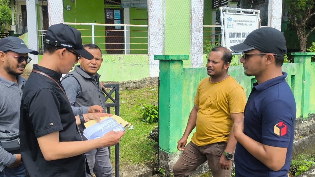 Bawaslu Aceh Besar Awasi Uji Petik Data Pemilih Di Kecamatan Pulo Aceh