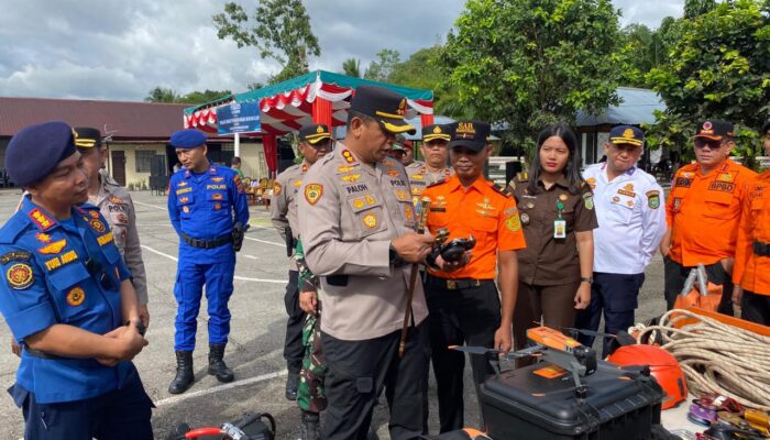 Apel Kesiapan Tanggap Darurat Bencana Digelar Di Mapolres Madina