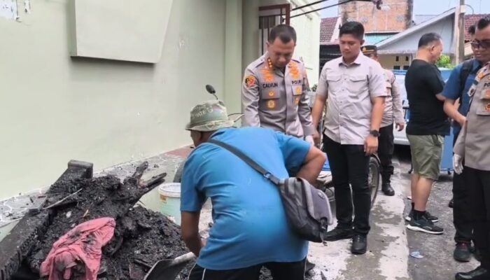 Tim Labfor Selidiki Penyebab Kebakaran Rumah Hakim Khamozaro Waruwu