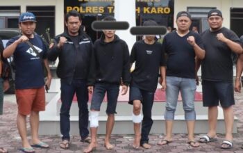 Polisi Tangkap Pelaku Pembunuhan Di Tanah Karo Setelah Dua Pekan Buron