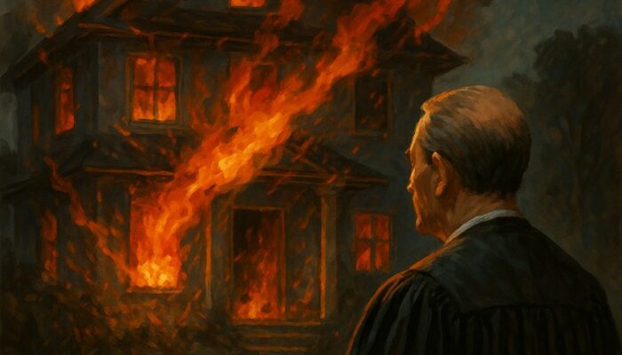 Siapa “Bermain Api” Di Rumah Hakim Khamozaro Waruwu