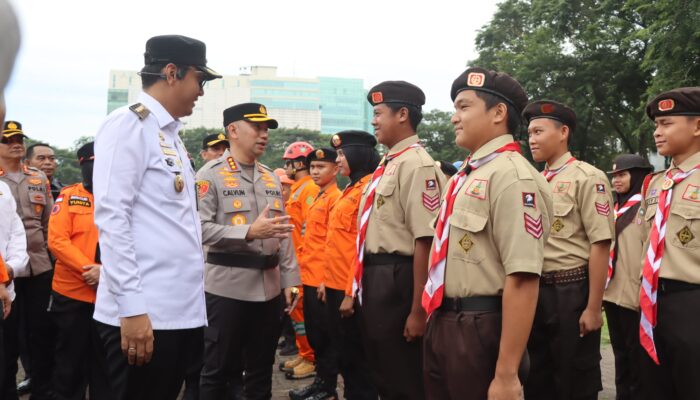 Kapolrestabes Pimpin Apel Kesiapan Tanggap Darurat Bencana Hidrometeorologi 2025