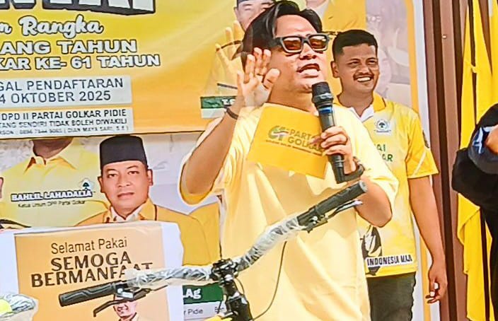 MC Jefri Siap Pandu Malam Meuseuraya-2 Partai Golkar Pidie