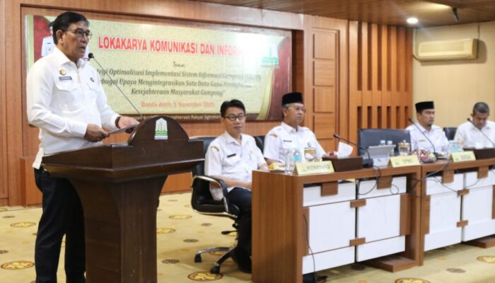 Pemerintah Aceh Gelar Lokakarya Komunikasi Dan Informasi, SKALA Apresiasi Penguatan Data Terintegrasi