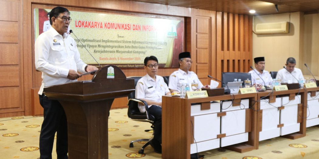 Pemerintah Aceh Gelar Lokakarya Komunikasi Dan Informasi, SKALA Apresiasi Penguatan Data Terintegrasi