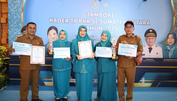 Dua Desa Di Madina Raih Juara Harapan 2 Binaan TP PKK