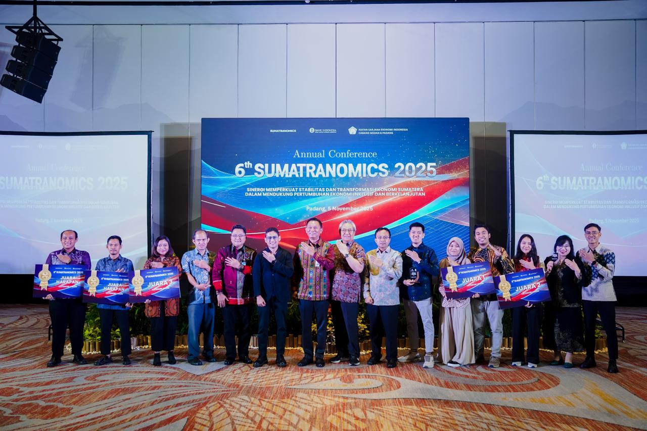 Sinergi Ekonomi Sumatera, BI Gelar 6th Sumatranomics Annual Conference 2025 Di Padang