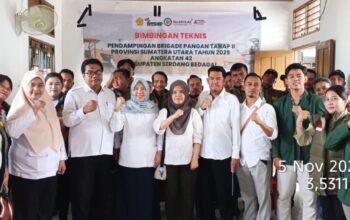 SERDANG BEDAGAI (Waspada.id): Semangat membara terlihat dari para peserta Bimbingan Teknis (Bimtek) Pendampingan Brigade Pangan Tahap II yang digelar di Balai Penyuluhan Pertanian (BPP) Kabupaten Serdang Bedagai.