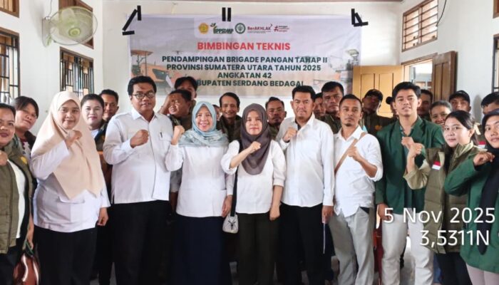 Brigade Pangan Serdang Bedagai Siap Gebrak Swasembada Pangan Nasional