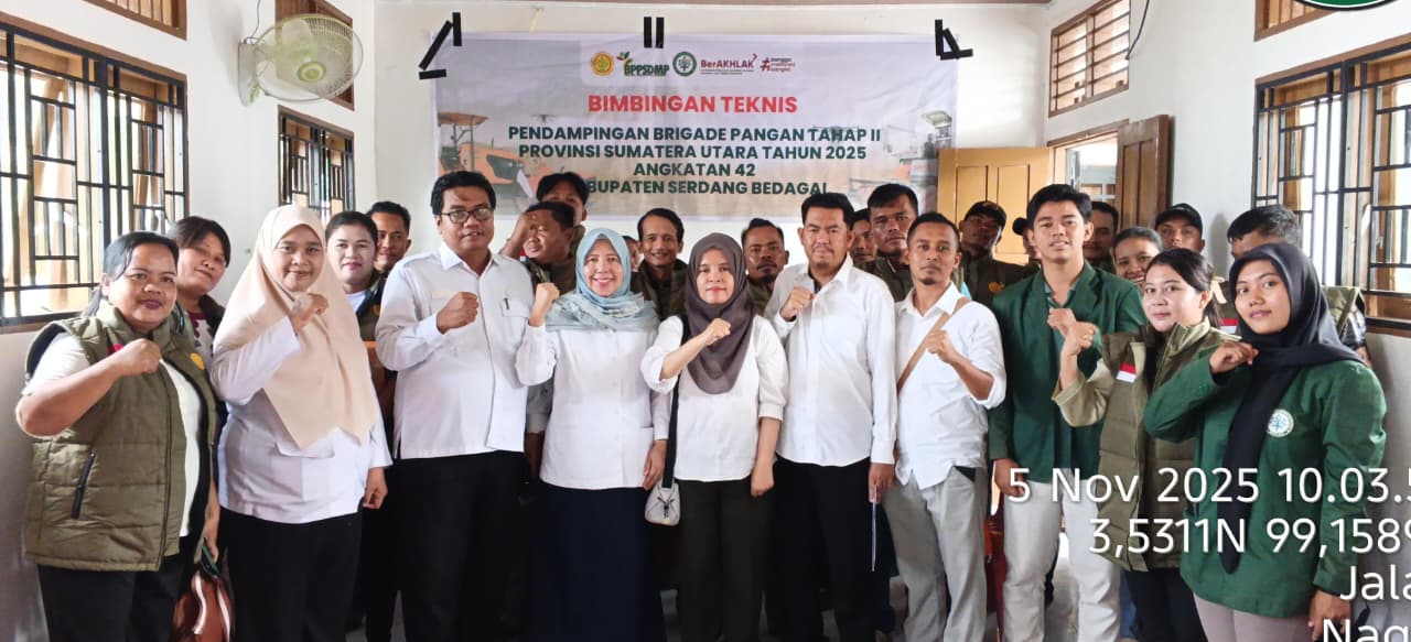 Brigade Pangan Serdang Bedagai Siap Gebrak Swasembada Pangan Nasional