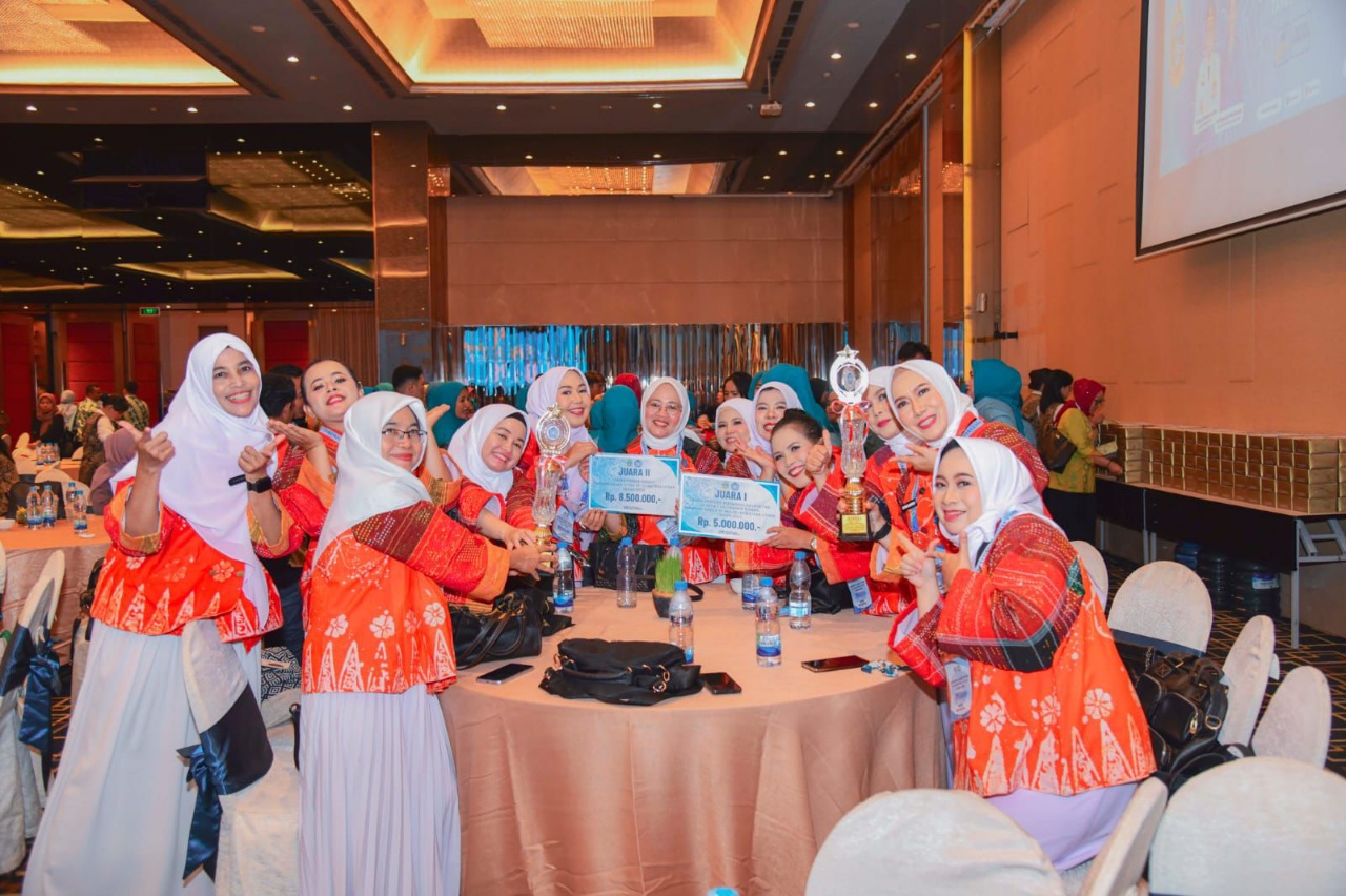TP PKK Batubara Raih Prestasi Di Ajang HKG PKK Tingkat Provsu 2025