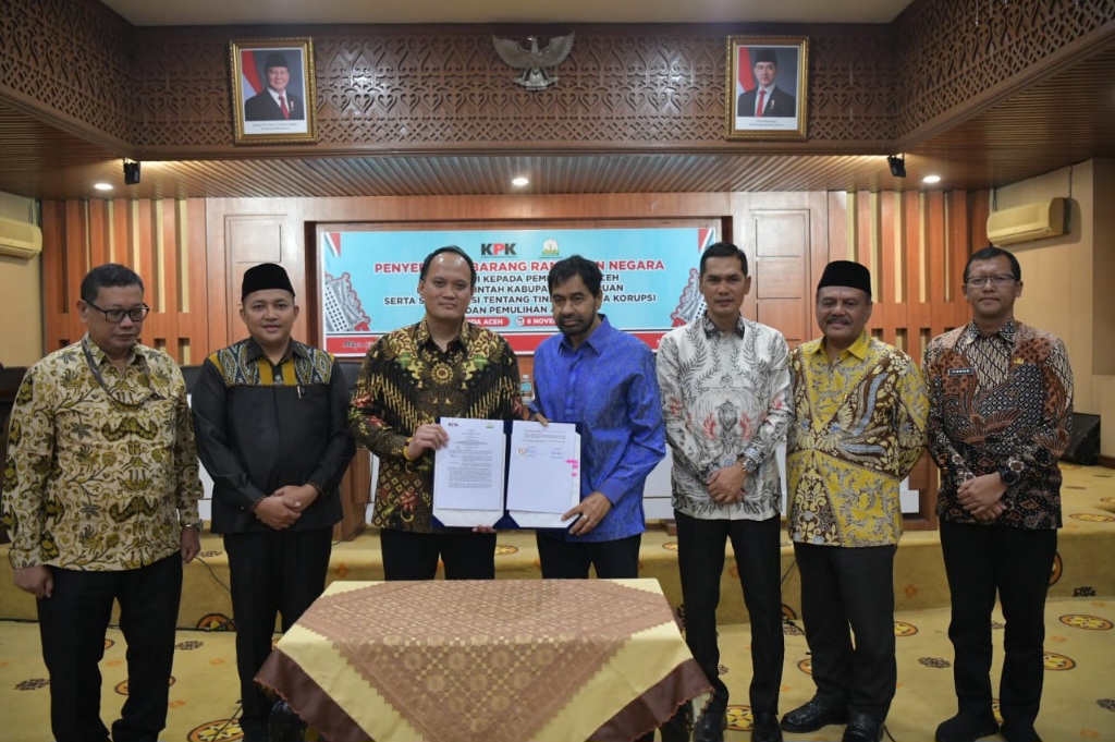 Pemerintah Aceh Terima Hibah Tanah Rampasan Korupsi Dari KPK RI