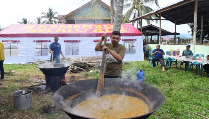Jelang Penutupan MTQ Ke-37 Aceh Di Pidie Jaya, Kafilah Aceh Besar Suguhkan Kuah Beulangong