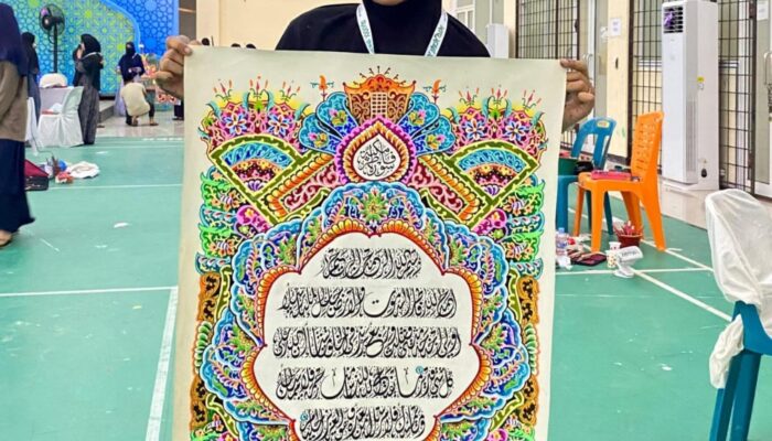 Durratul Irfana, Remaja Aceh Besar Unjuk Bakat Kaligrafi Di MTQ