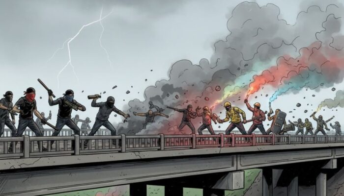 Nyaris Bentrok Di Simpang Kloneng, Dua Kelompok Pemuda Akhirnya Dibubarkan Polisi