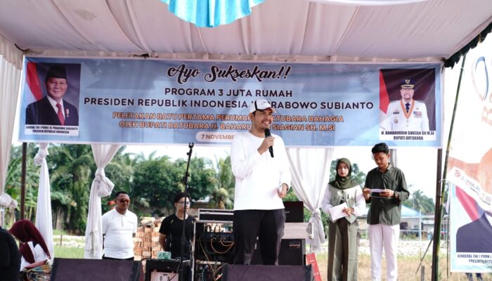 Azi Pratama Investasi Rp30 Miliar Di Batubara, Dukung Program 3 Juta Rumah Presiden