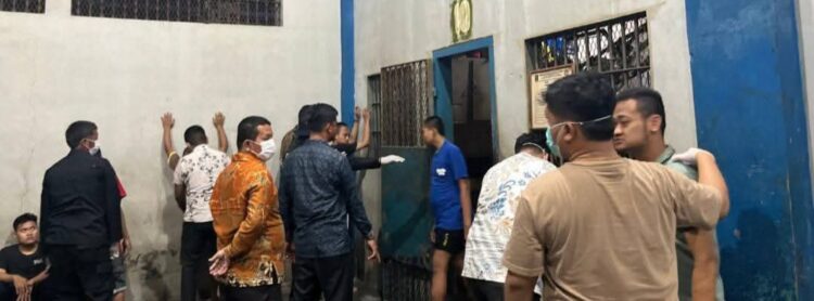 Lapas Kelas IIA Binjai Razia Kamar Warga Binaan