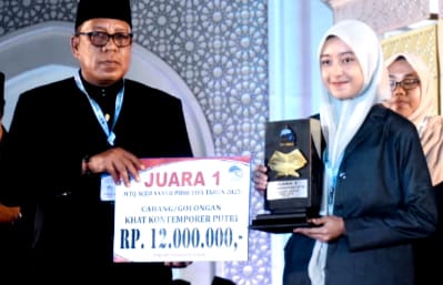 Raih Juara 4, Kafilah Pidie Penuhi Target Di MTQ XXVII Aceh Di Pijay