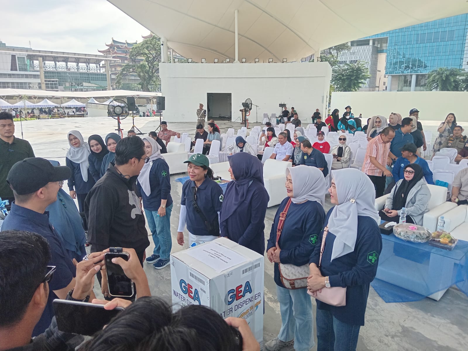 HKN Ke-61, Ratusan Warga Ikuti Cek Kesehatan Gratis Di Lapangan Merdeka