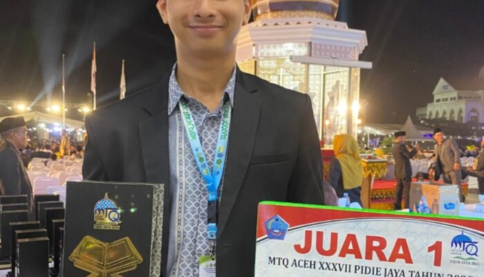 Nabigh Habiburrahim Al Hadziq, Pemuda Aceh Besar Juara Tahfidz 30 Juz MTQ Aceh