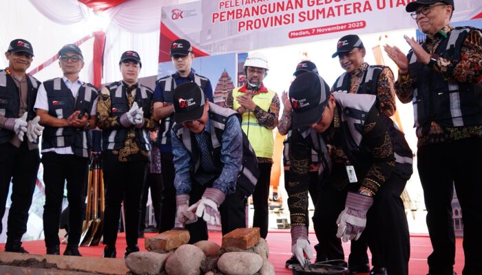 OJK Mulai Bangun Kantor Di Sumut Disaksikan Walikota Medan