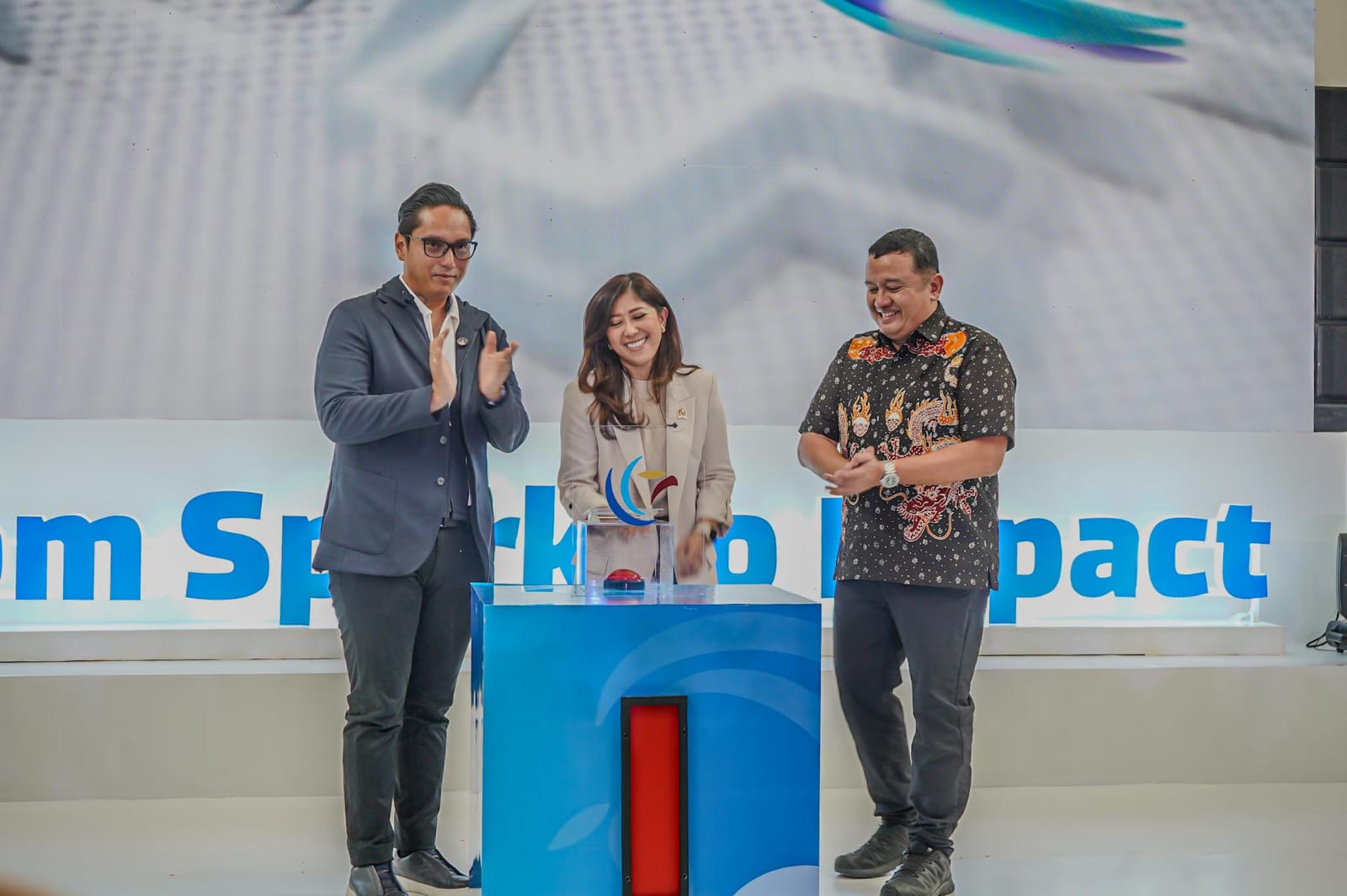 Menteri Komdigi Meutya Hafid Luncurkan GARUDA SPARK Innovation Hub Di Medan