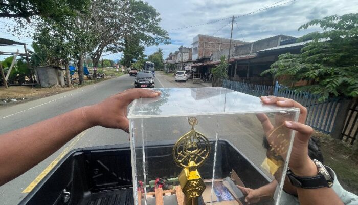 Kafilah Aceh Besar Disambut Wabup, Arak Piala Dari Saree Hingga Dekranasda