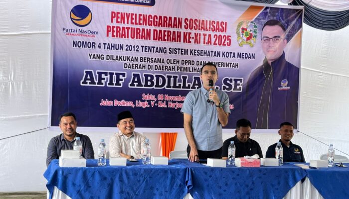 RS Penuh, Afif Abdillah Ajak Warga Medan Periksa Kesehatan Di Puskesmas