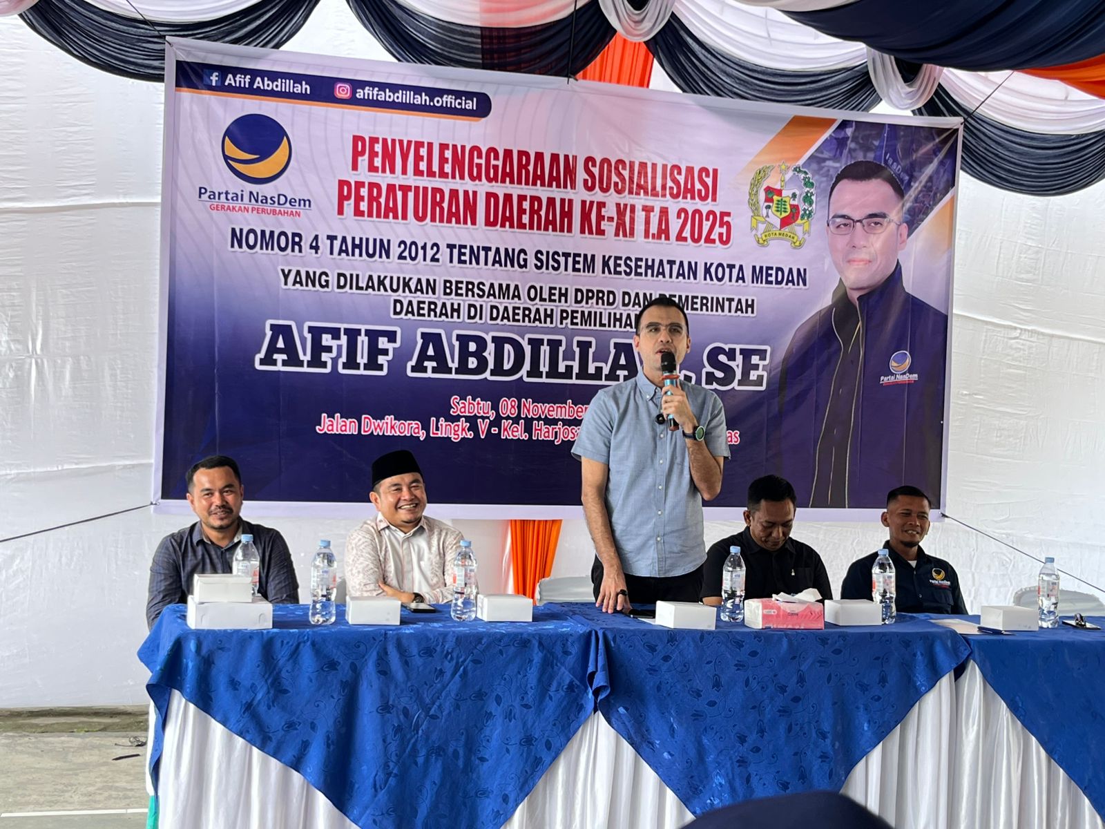 RS Penuh, Afif Abdillah Ajak Warga Medan Periksa Kesehatan Di Puskesmas