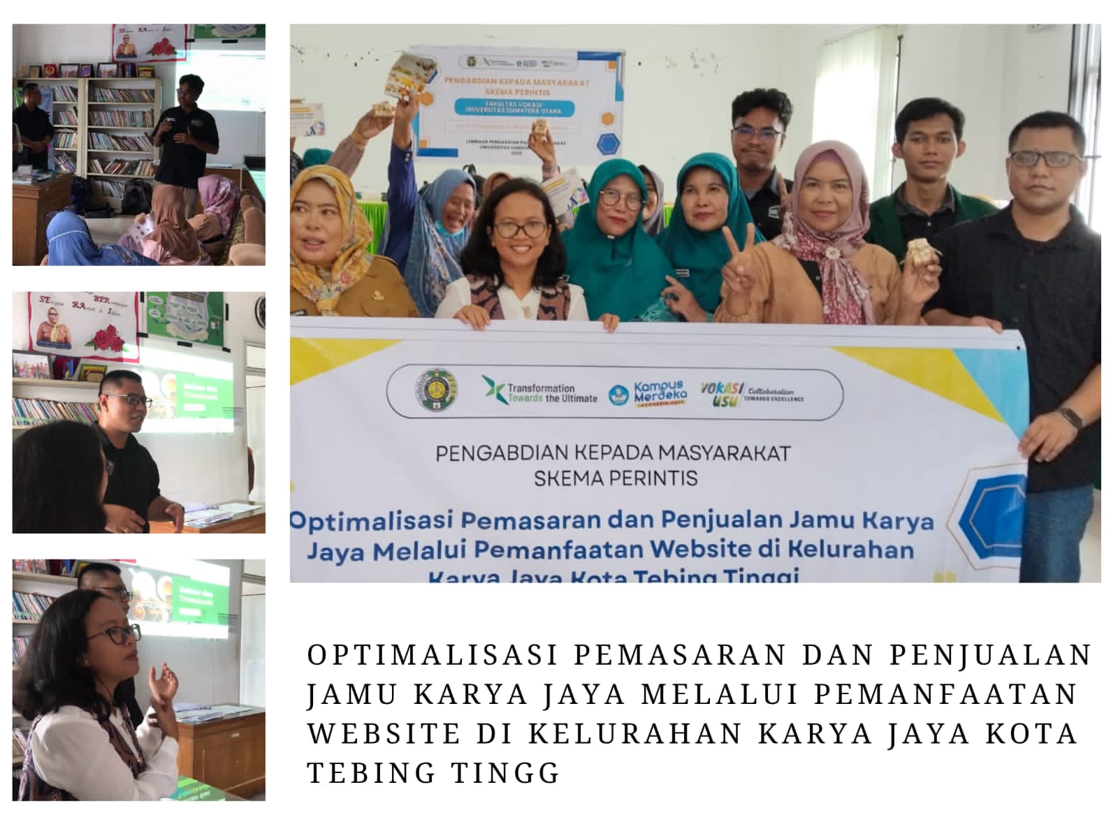Tim Dosen Vokasi USU Laksanakan Pengabdian Kepada Masyarakat Pemberdayaan UKM