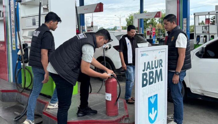 Polres Pidie Pantau Tujuh SPBU, Stok BBM Aman