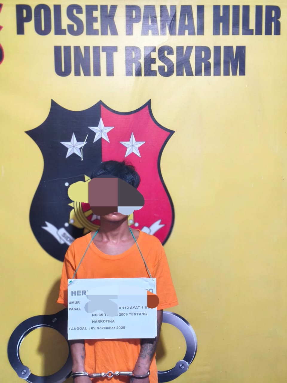 Polsek Panai Hilir Ringkus Pengedar Sabu Di Sei Berombang