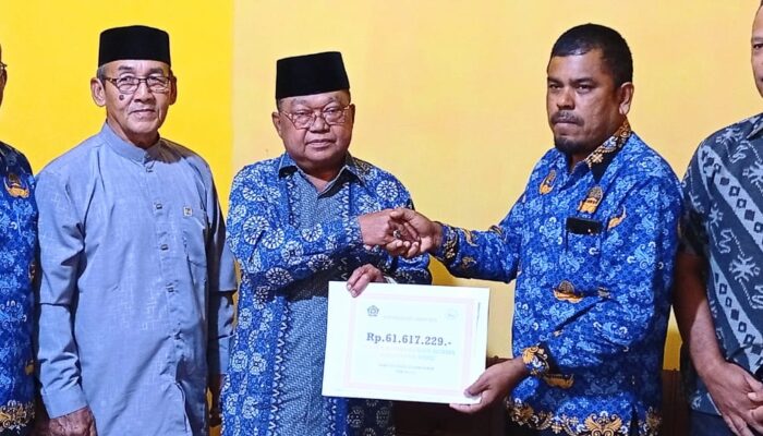 Kemenag Pidie Salurkan Zakat Rp61,6 Juta Ke Baitul Mal Kabupaten Pidie