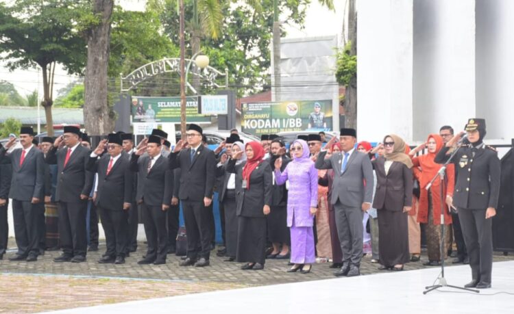 Wakapolresta Deliserdang Jadi Irup Ziarah Di TMP, Wabup: Cita-cita Pejuang Harus Diteruskan Kepada Generasi Penerus