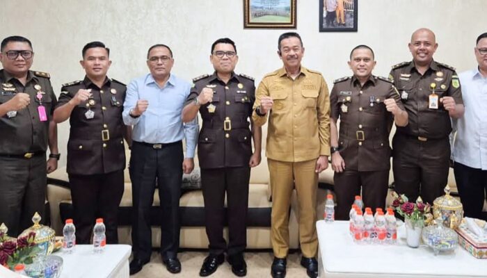 Plt. Kajari Madina Jalin Silaturahmi Dengan Bupati, Perkuat Koordinasi Forkopimda