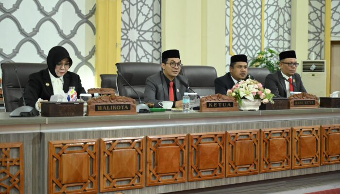 Pimpin Rapat Paripurna Ketua DPRK Apresiasi Kafilah MTQ Dan Rangking I IMP Nasional