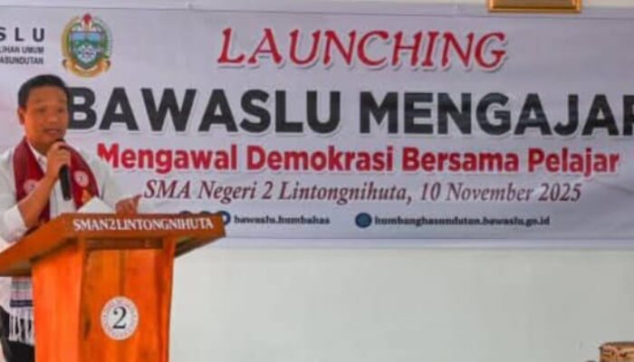 Bupati Humbahas Apresiasi Bawaslu Mengajar