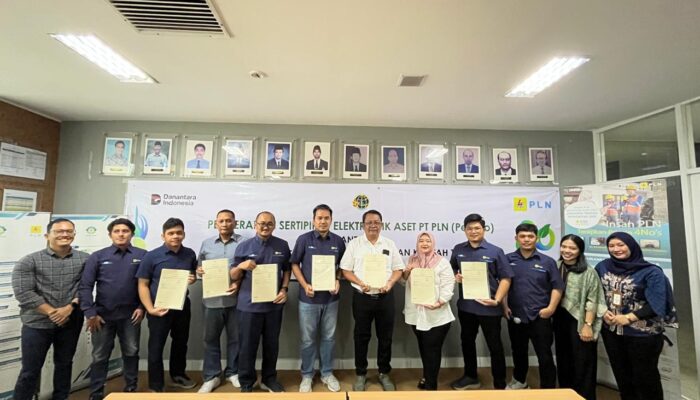 PLN UIP SBU Terima Sertifikat Aset Lahan Jalur Transmisi 150 kV PLTA Asahan 3 – GI Simangkuk