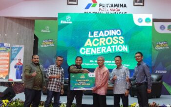 Pertamina Patra Niaga Regional Sumatera Bagian Utara (Sumbagut) bersama Serikat Pekerja Pertamina Unit Pemasaran I (SPP UPMS I) menyerahkan santunan kepada Yayasan Pembinaan Anak Cacat (YPAC) Medan, Rumah Tahfiz Darul Qur’an Yatama, dan Panti Asuhan Sahabat Yatim.