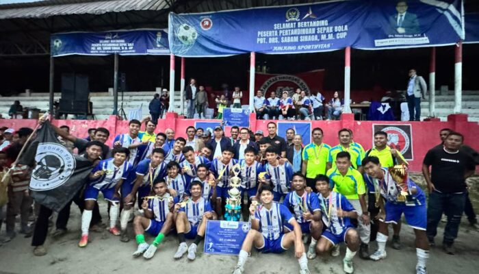 Pohan Tonga FC Juara Sabam Sinaga Cup 2025, Masyarakat Antusias