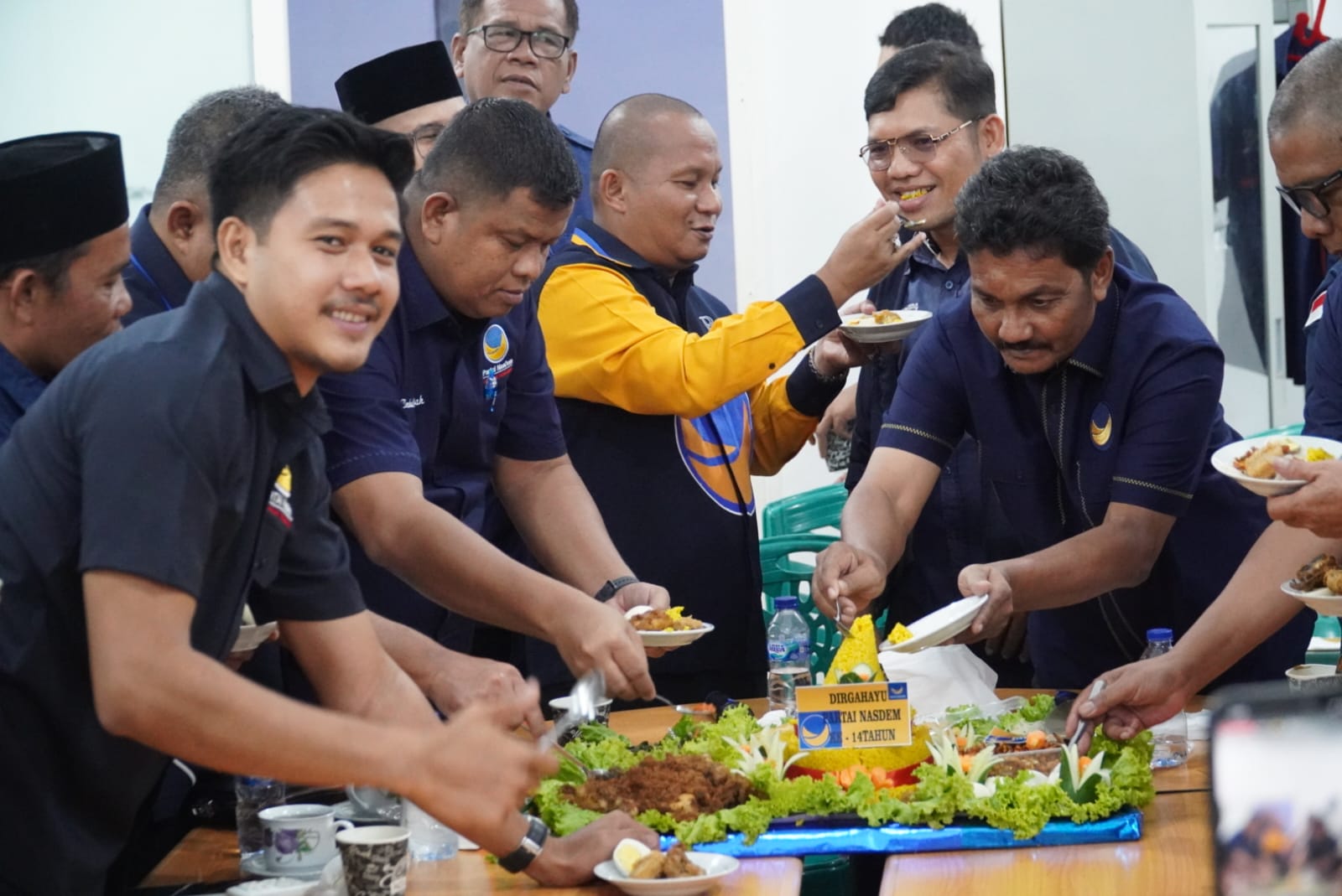 DPD Partai NasDem Tapanuli Tengah Rayakan HUT ke-14 Secara Sederhana dan Penuh Kekeluargaan