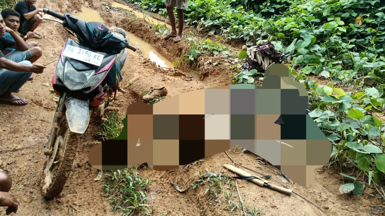Warga Pasaman Barat Ditemukan Meninggal Di Tengah Jalan Linggabayu