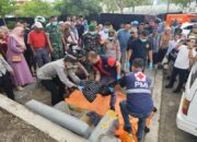 Polisi Olah TKP Penemuan Mayat Tanpa Identitas di Halte Trans Kutaraja