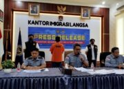 WN Malaysia Diamankan Petugas Imigrasi Langsa