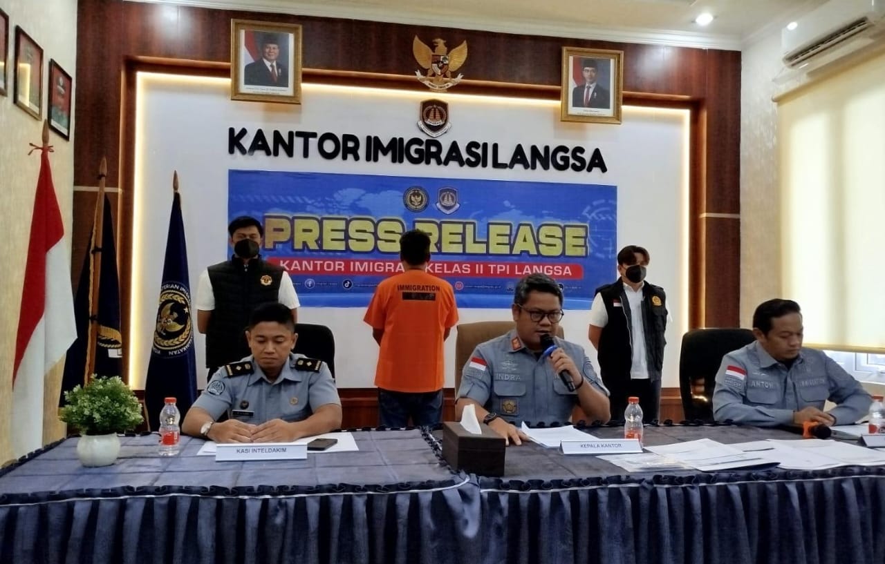 WN Malaysia Diamankan Petugas Imigrasi Langsa