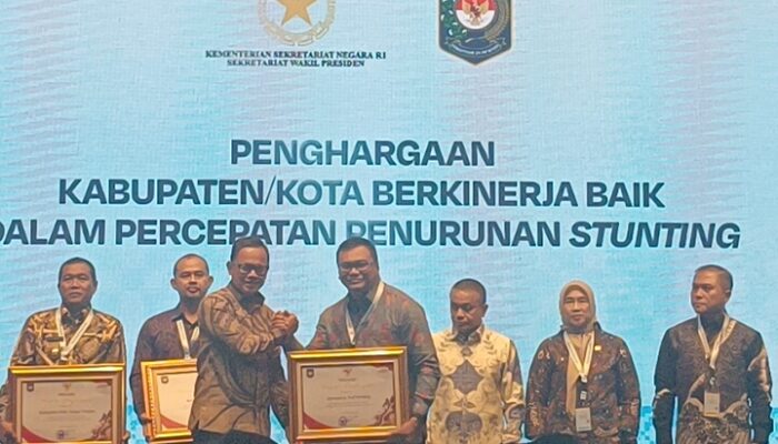 Pemkab Deliserdang Raih Penghargaan Daerah Berkinerja Baik Pencegahan Stunting